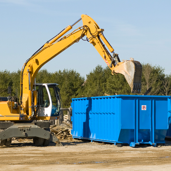 what are the rental fees for a residential dumpster in Etna